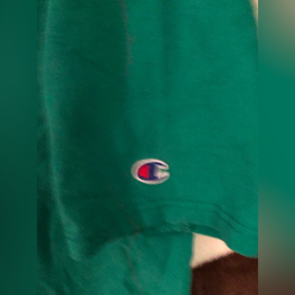 Mens green Champion Tee-shirt - Picture 5 of 5